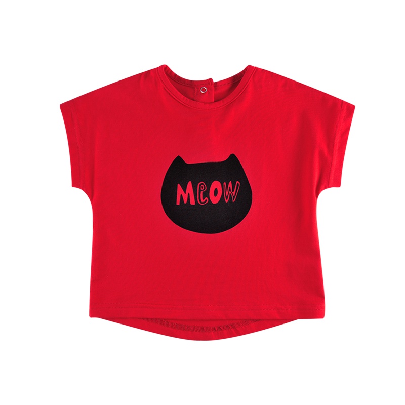 angeeb 宝贝心语 夏款男女童卡通印花短袖宝宝T恤衫