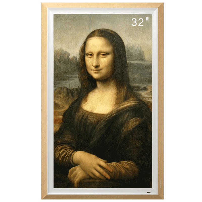 BOE画屏21.5 英寸高清画屏 家居装饰 数码相框 智能显示屏显示器 原木色 其他 21A614