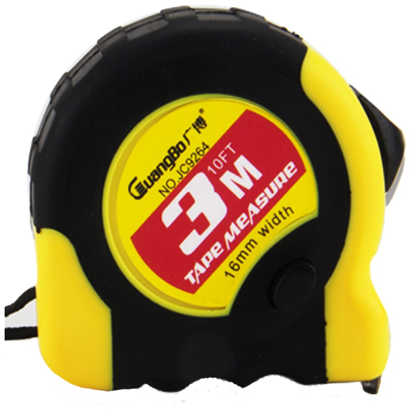 广博(GuangBo)JC9264 3m钢卷尺2个 测量尺子 拉尺 钢尺 木工卷尺 鲁班尺 测量工具