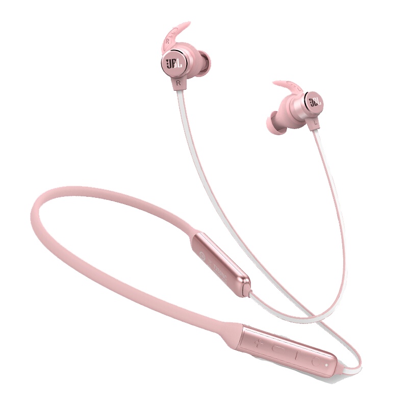 JBL T280NC 入耳式无线降噪蓝牙耳机 运动耳机 手机游戏耳机 苹果安卓通用 跑步磁吸式带麦 樱花粉