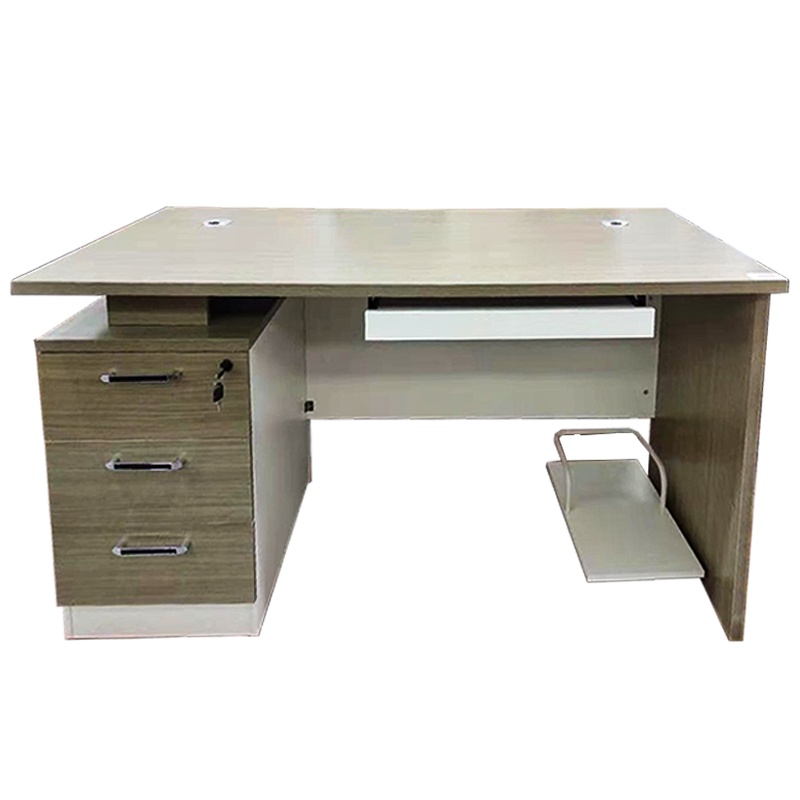 [硕辉]SH-LC1400执勤桌 单键盘钢制办公电脑桌 职员写字桌 1400*800*760mm