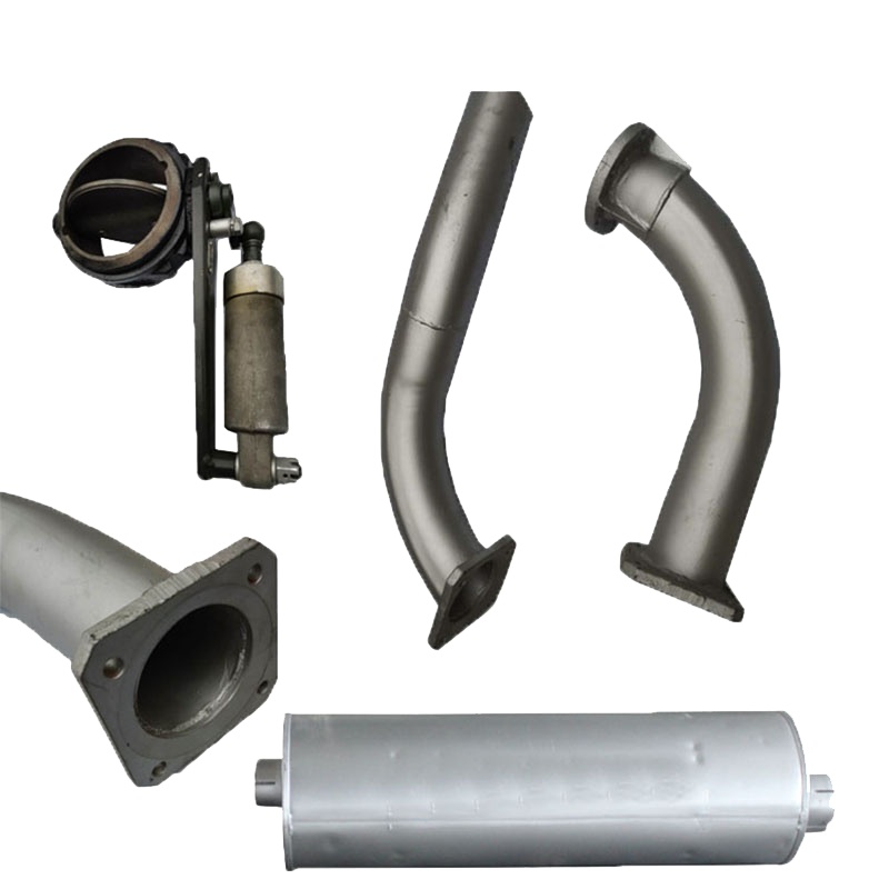 元诚 汽车越野车运油车陕汽SX2190排气管带消声器总成排气管总成汽车维修配件军车器材零件配件