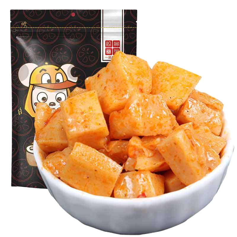 一品巷子 黑鸭味香卤莲藕208g*5袋麻辣味卤味休闲零食