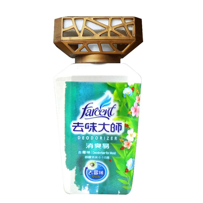 花仙子 茉莉香空气清新剂卧室家用内除味神器固体清香卫生间厕所除臭香薰 1瓶装