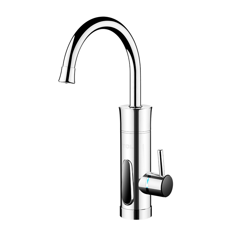 TCL即热式电热水龙头家用过水热3秒速热小厨宝自来水加热智能数显下进水TDR-30HX01银色