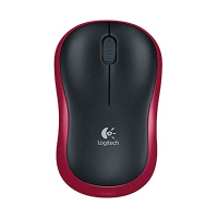 罗技(Logitech) M186×5无线办公鼠标-红色