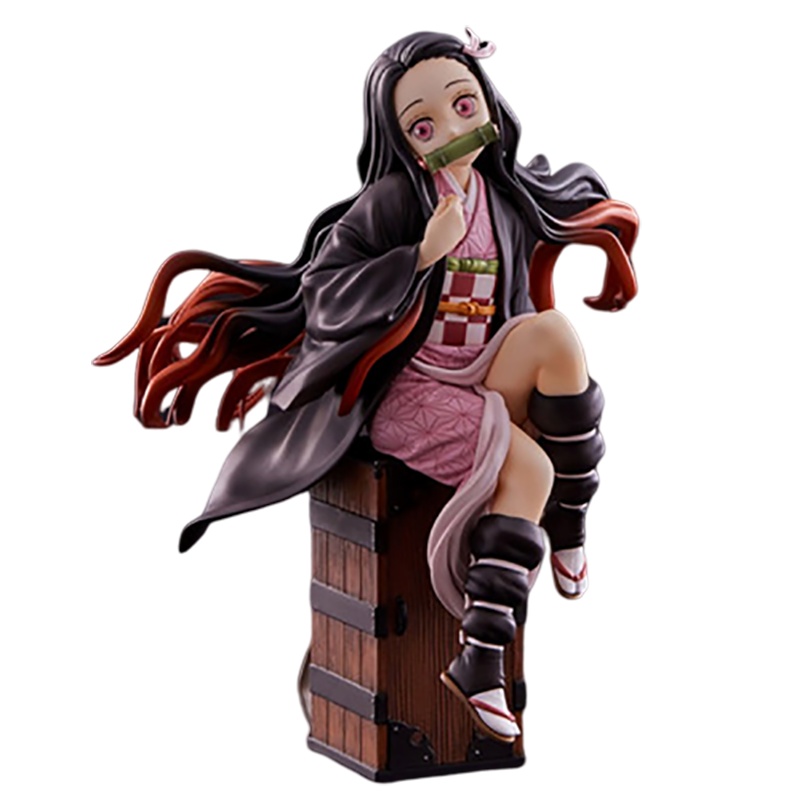 鬼灭之刃周边手办 灶门祢豆子 1/8 动漫模型手办玩具摆件