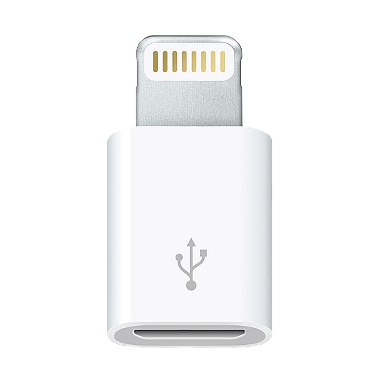 Apple Lightning接口 Micro US转换器 白色