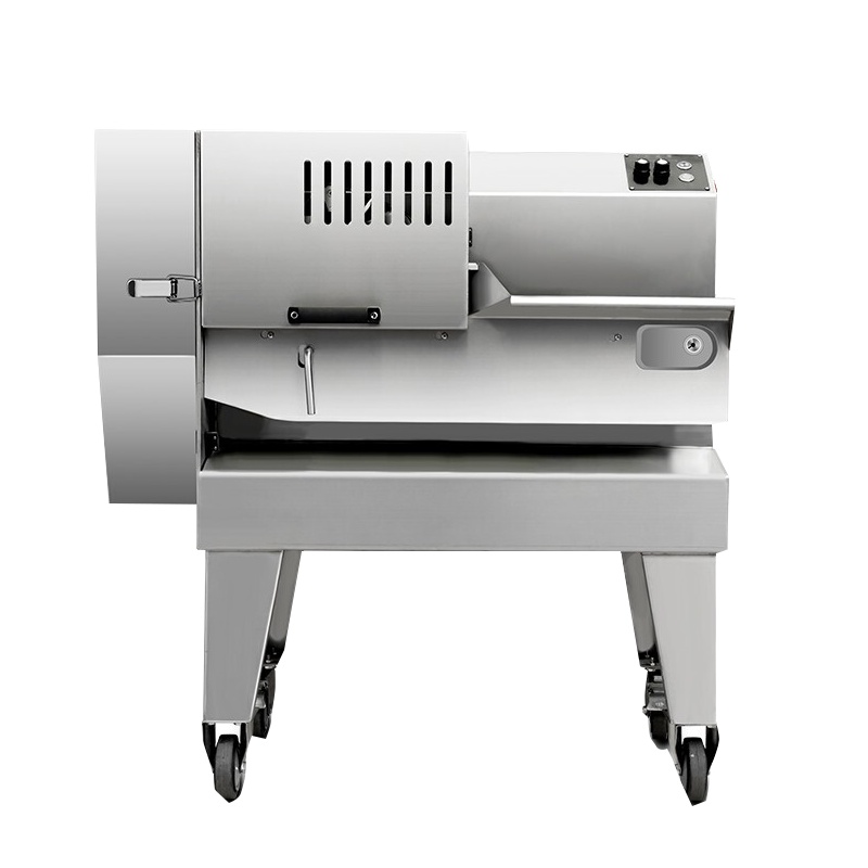 德玛仕(DEMASHI)商用切菜机 切段切片切丝切丁不锈钢全自动切菜机QRC120