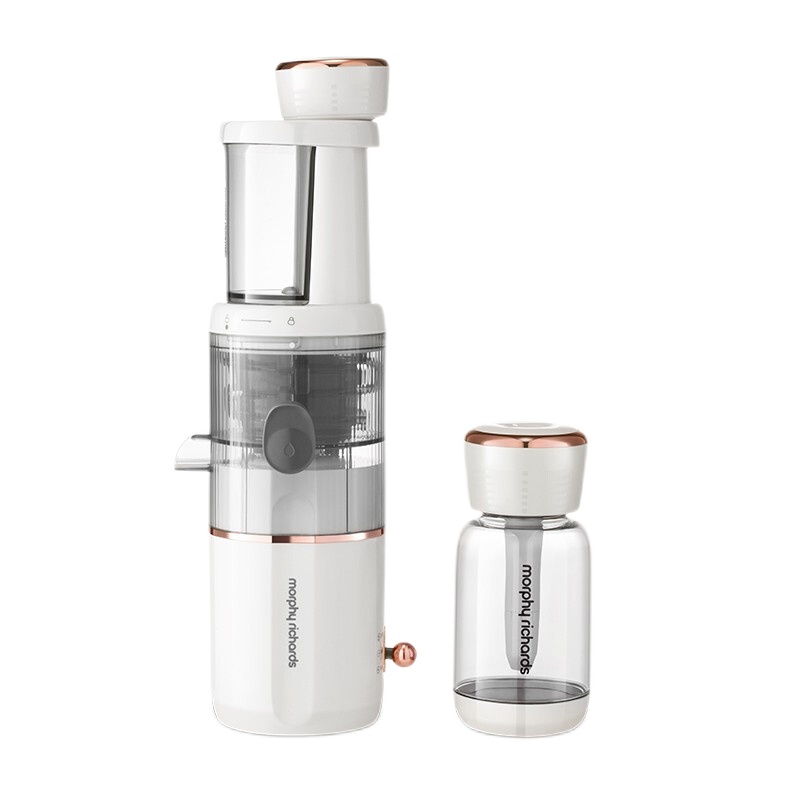 摩飞气泡原汁机家用全自动小型多功能渣汁分离水果迷你便携式榨汁MR9900白色