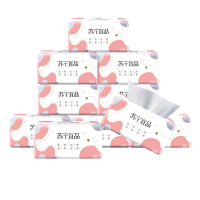 苏宁宜品纸巾无香4层宝宝可用抽纸餐巾纸家用10包实惠装卫生纸面巾纸