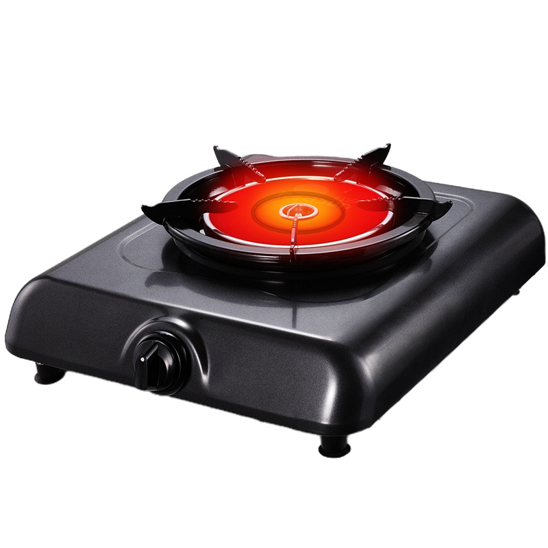 红日(RedSun)红外线燃气灶 煤气灶单灶 猛火灶天然气灶液化气灶 台式灶 煤气炉家用 E108D一级能效(液化气)