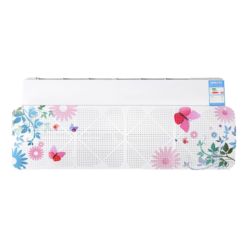 【品牌优选】空调遮风板防直吹出风口挡风罩遮挡板壁挂式月子冷气格力防风神 蝶恋花【挂机通用-不挑机型】 90x27x0cm