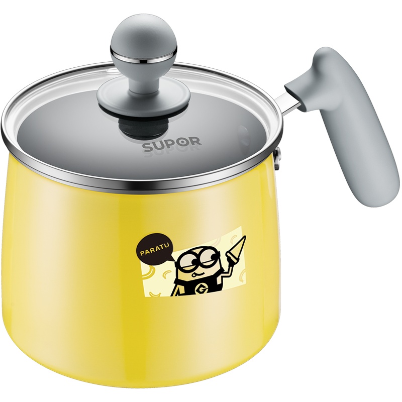 苏泊尔小黄人系列不粘泡面早餐锅汤锅磁炉通用加厚锅身