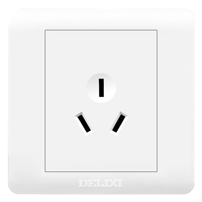 德力西 三孔插座 2个装