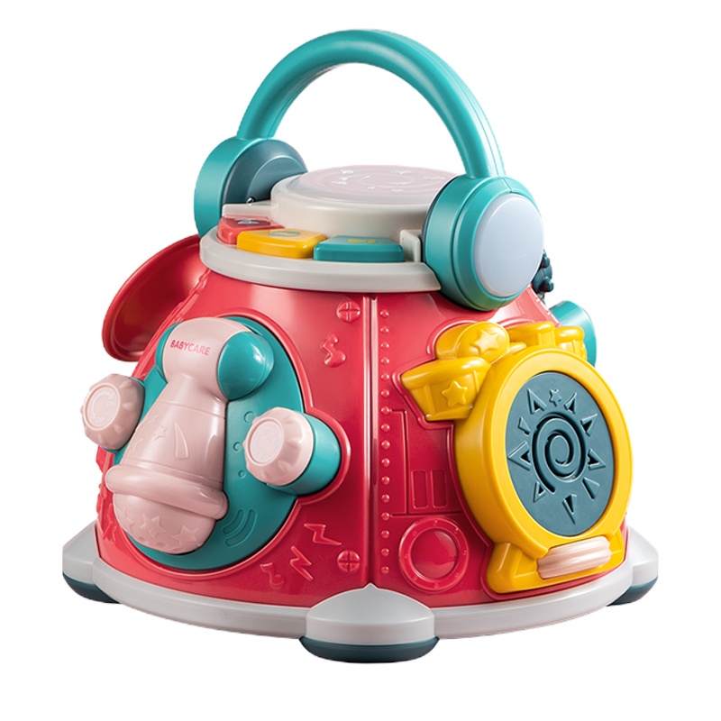 babycare婴儿拍拍鼓1岁6-9个月宝宝手拍鼓音乐早教益智玩具 4种启智模式 激萌好声音 提升宝宝幸福感