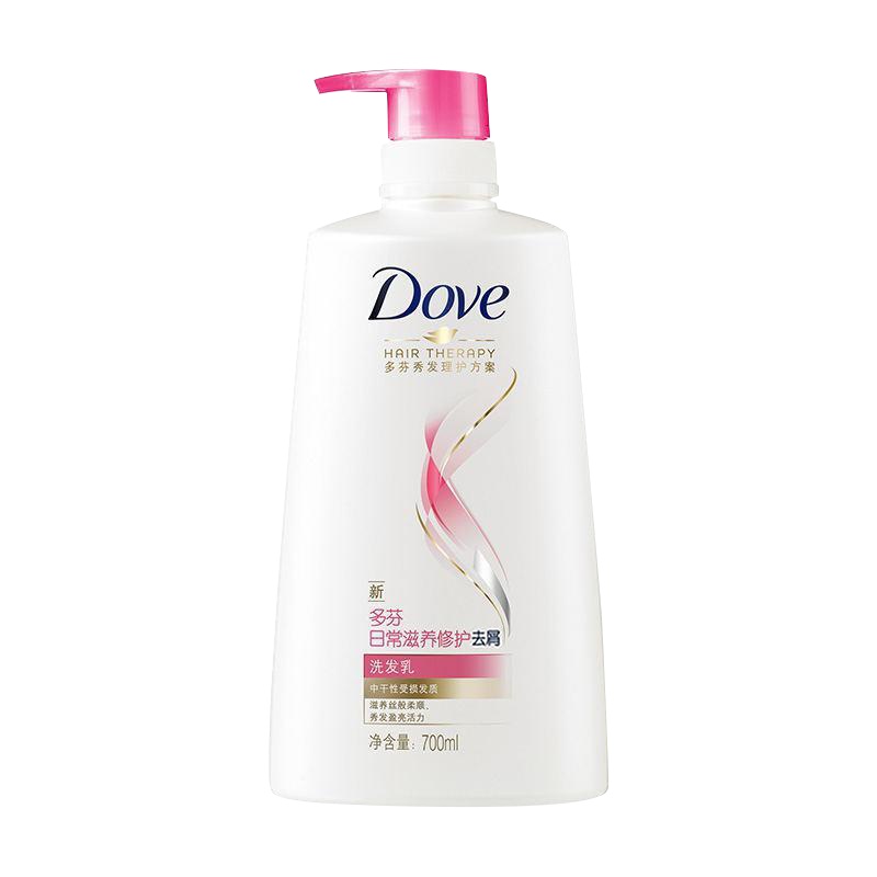 多芬日常修护去屑洗发乳 700ml 白 (单位:件)