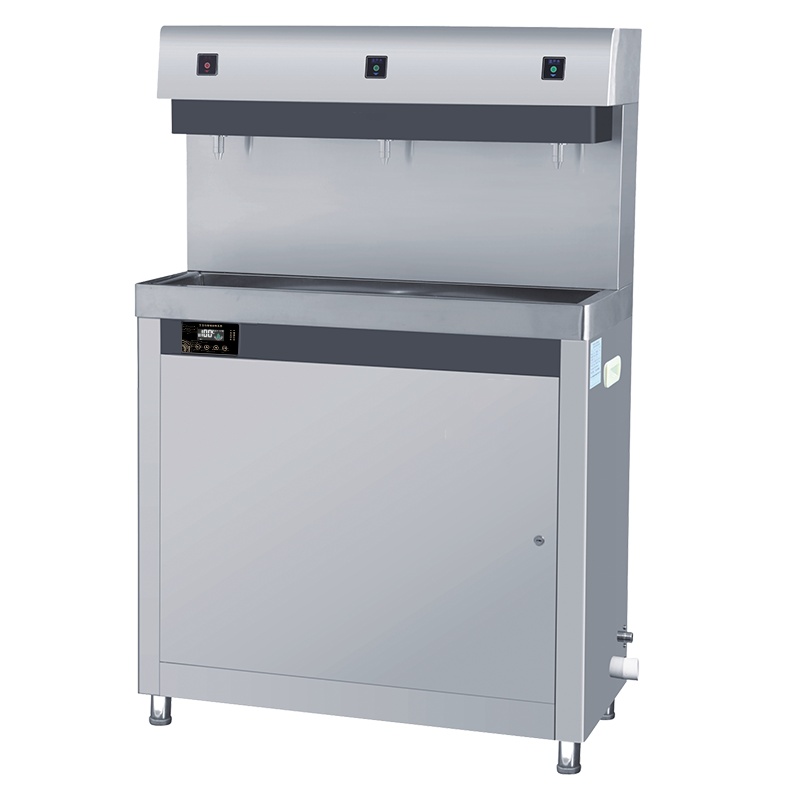 优沃德直饮机商用开水器 学校工厂用立式饮水机医院食堂柜式大型全自动不锈钢直饮电热烧水机含过滤开水机 一开二温 三级过滤