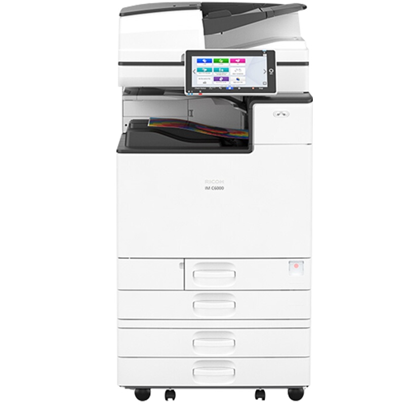 理光(Ricoh)IM C6000 A3彩色多功能数码复合机(主机+送稿器+四纸盒)
