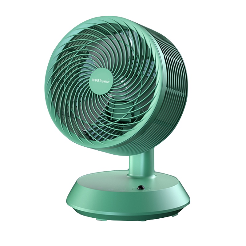 荣事达Royalstar USB台式风扇学生宿舍办公可充电扇便携式桌面大风力 6寸插电款(不带电池)+适配器 珊瑚粉