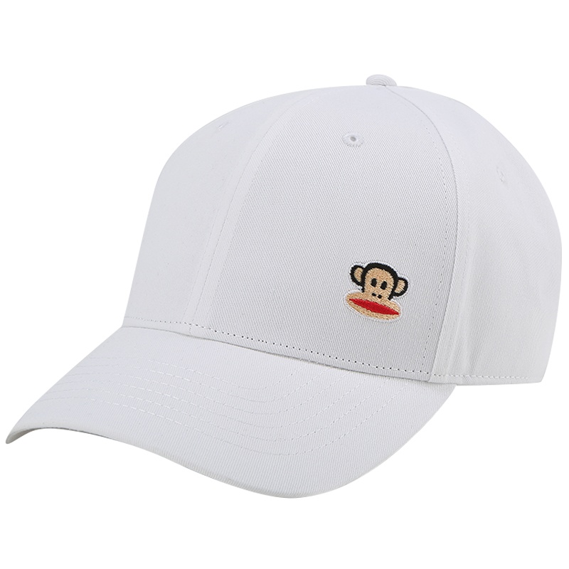 Paul Frank/大嘴猴2020春季新款帽子女简约韩版LOGO刺绣鸭舌帽潮
