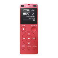 SONY/索尼 ICD-UX560F(粉色)4GB 专业高清降噪学生上课会议长待机商务取证内录可扩展64g声控录音笔