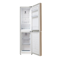 美的(Midea)186升 双门电冰箱 风冷无霜 双系统 感温探头 爵士棕 BCD-186WM