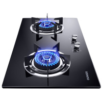 欧尼尔(OUNIER)B13燃气灶嵌入式煤气灶双灶灶台嵌两用钢化玻璃家用大火力聚能节能猛火台式灶台灶炉具灶具灶台液化气