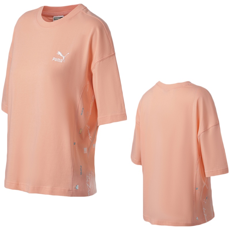 彪马PUMA女装运动服休闲圆领短袖T恤