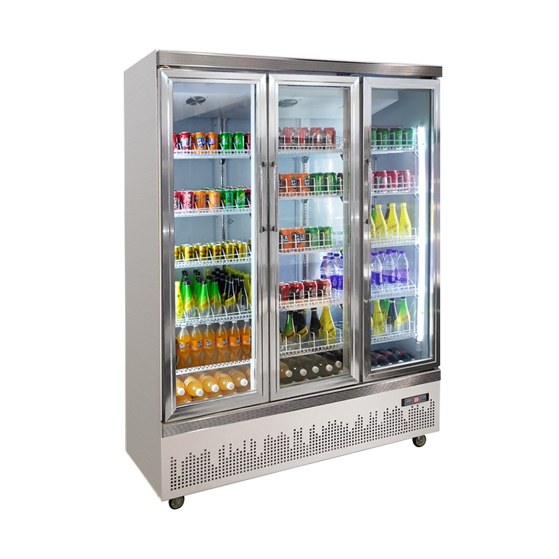 欧驰宝(OUCBOLL)LG-1080F 1080升 风冷展示柜 啤酒恒温柜 侧开门 商用保鲜柜 冷藏立式冰柜 饮料柜