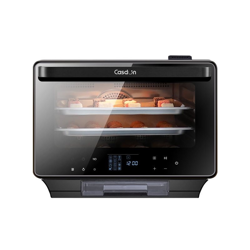 CASDON/凯度 ST40A-R8台式蒸烤箱一体机家用 40L电蒸汽烤箱蒸烤二合一 智能烘焙多功能厨电 带旋转烤叉