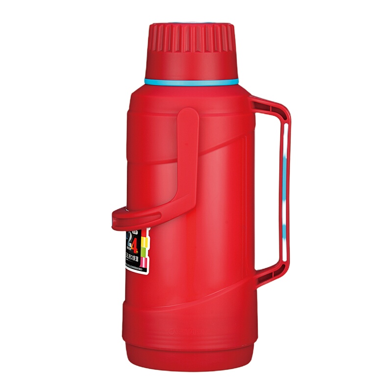 清水（SHIMIZU） 时尚家居保温壶家用热水瓶玻璃内胆暖水瓶保温瓶 1131 暖心红 3.2L【SXNH】