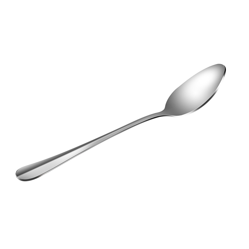 拾画 不锈钢勺子 家用成人勺创意长柄吃饭勺汤勺搅拌勺调羹汤匙小勺子 一只装