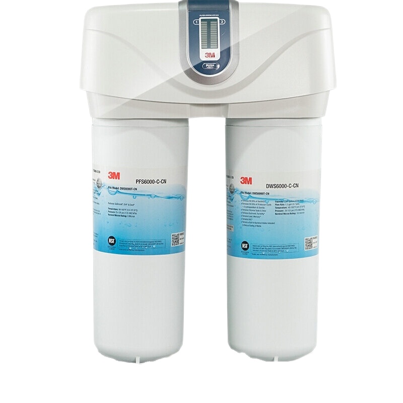 3M净水器DWS6000T-CN家用厨房直饮机净水机自来水滤水器过滤器 厨下式直饮水保留矿物质