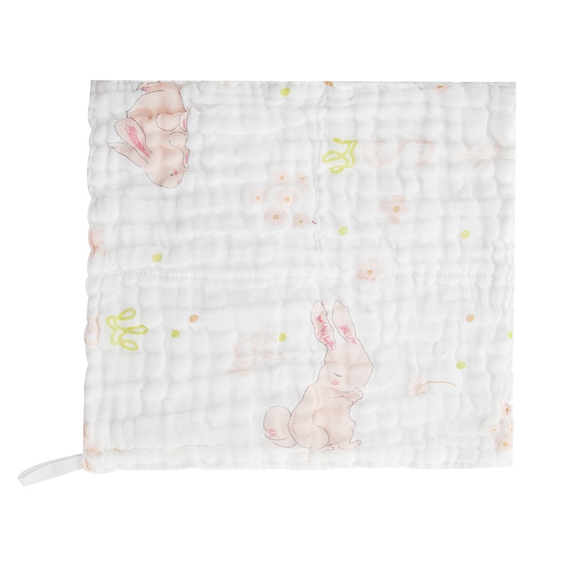 喜临门婴儿口水巾纯棉纱布毛巾宝宝用品儿童手帕新生幼儿超软洗脸小方巾