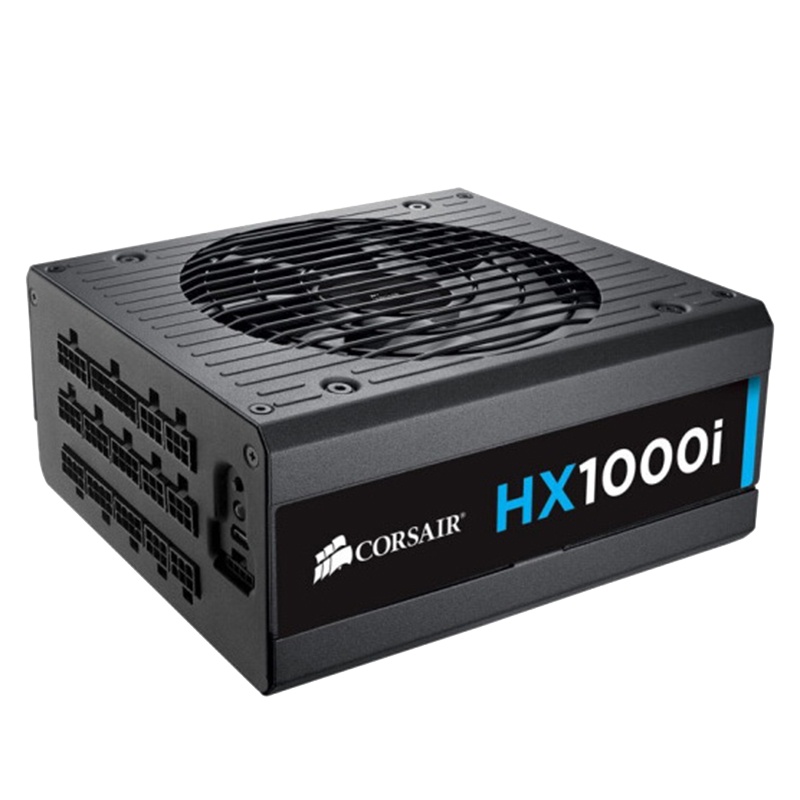 美商海盗船 HXi系列750W/850W/1000W 白金全模组 ATX电源 台式电脑游戏主机电源 HX1000i