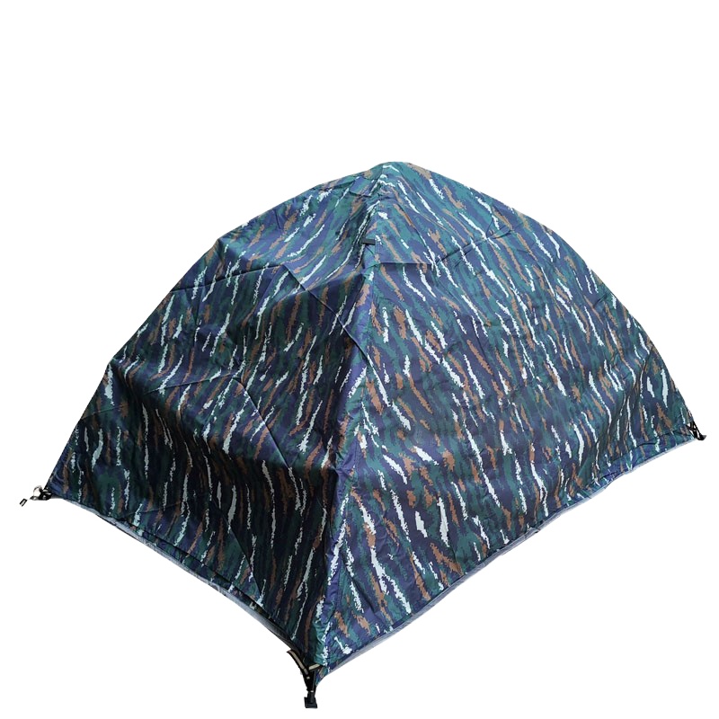 DP 单兵帐篷 双人虎斑迷彩帐篷 棉帐篷冬夏两用 2m*1m*1.35m