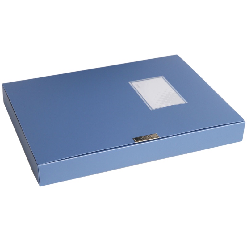 得力(deli) 5623档案盒背宽5cm(蓝色) 12只/包 单包价格