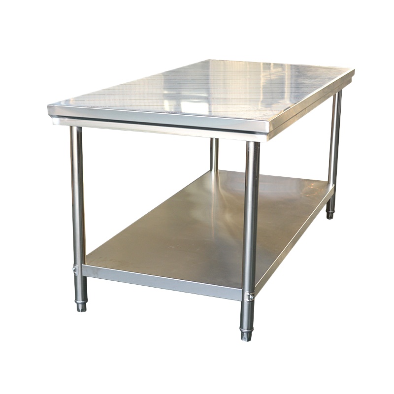 规格【100*50*80】不锈钢工作台桌子加厚不锈钢厨房操作台案板台