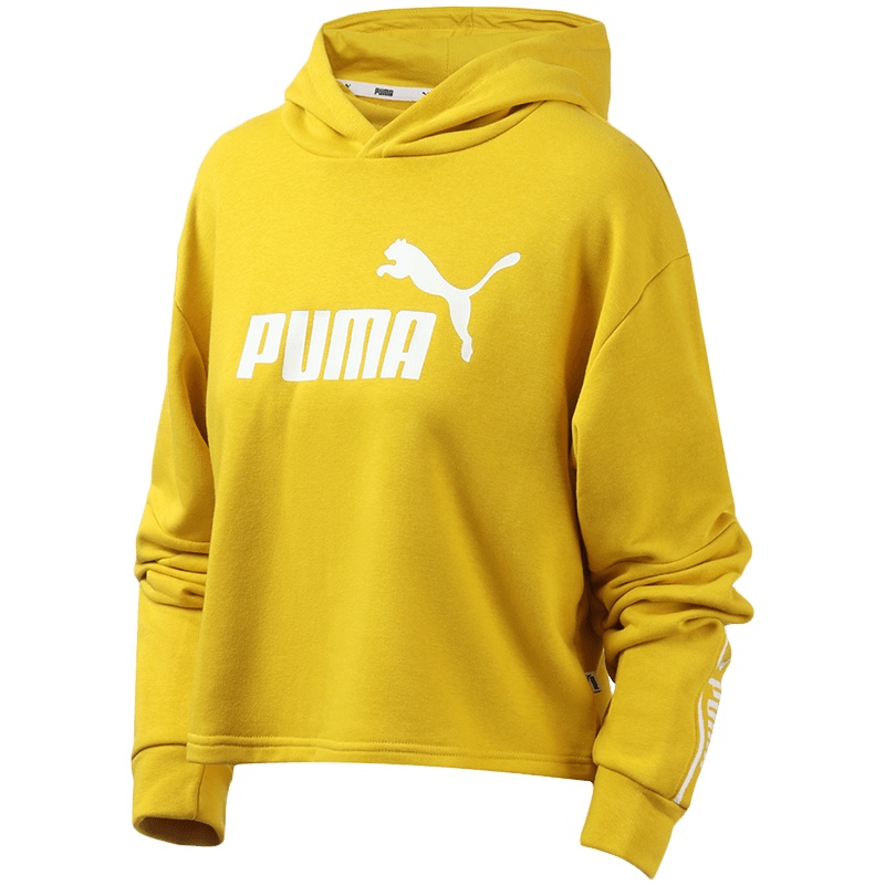 PUMA彪马女装连帽短款运动服休闲套头衫581059