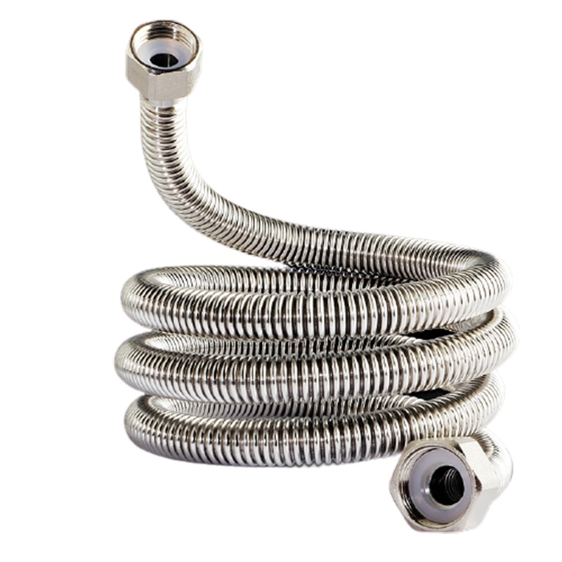 定制4分口全自动洗衣机进水管古达加长上水注水304不锈钢软管子线接头配件