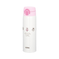 THERMOS 膳魔师 轻量真空不锈钢保温用品保冷杯 可当婴幼儿调乳专用500mL 粉色 JNX-500DS-LP