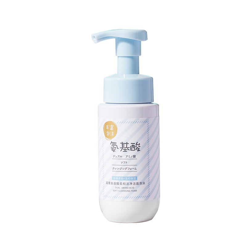 名创优品(miniso) 樱花氨基酸亮泽保湿洁面泡沫洗面奶洁面乳[双重氨基酸柔和洁净洁面泡沫150g]