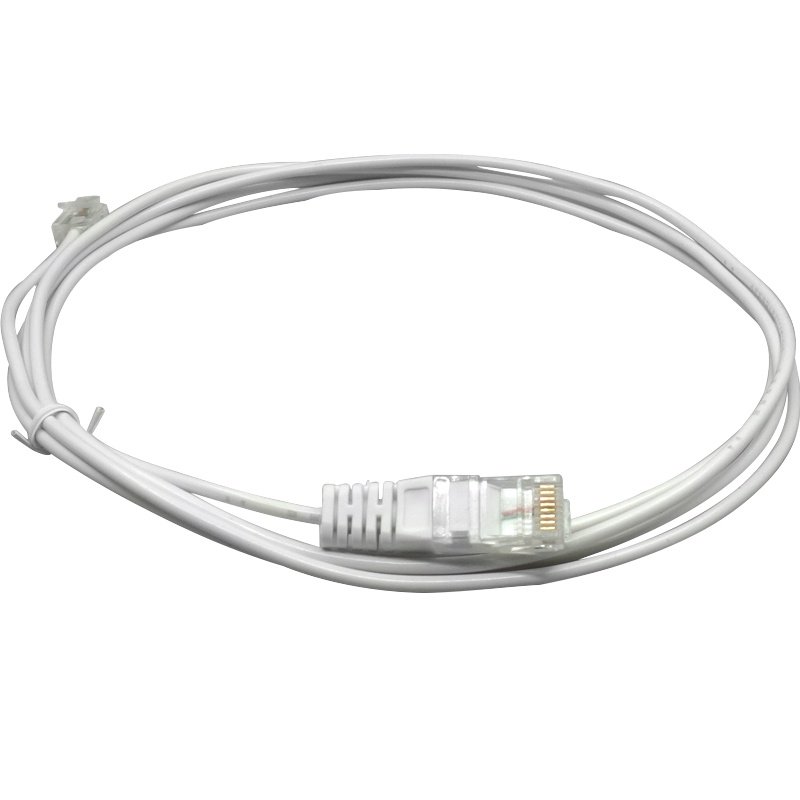 辉宏时代电话线2芯电话跳线家装装修固话电话机传真机连接线成品电话连接线 灰色15米