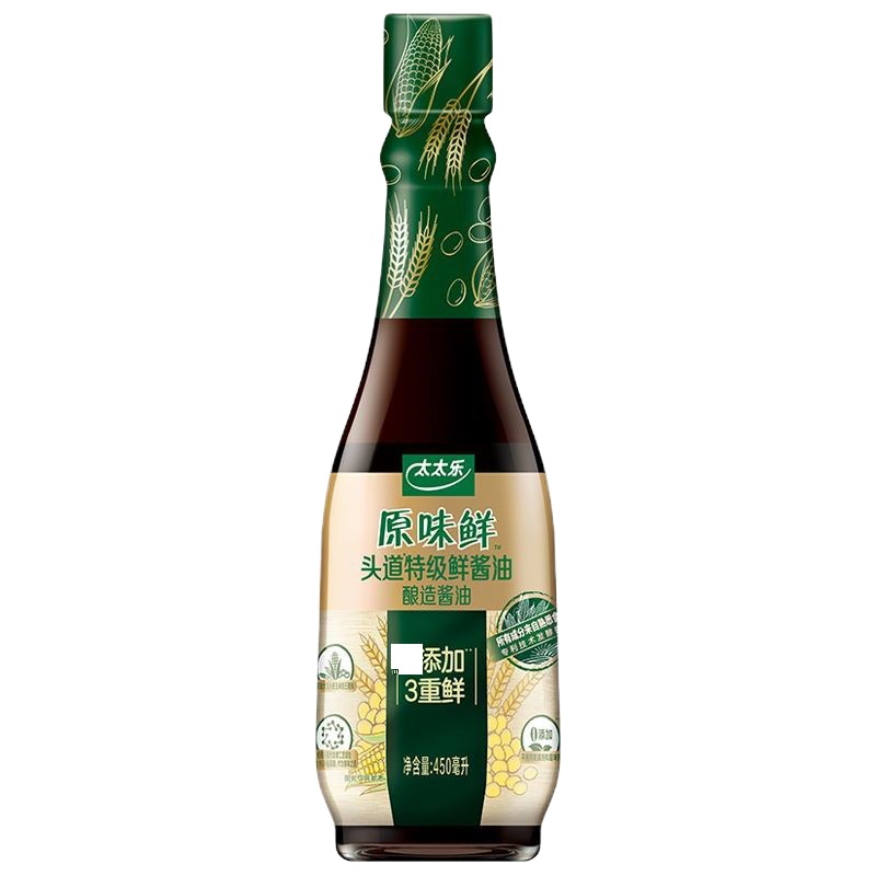 太太乐/原味鲜头道特级鲜酱油450ml