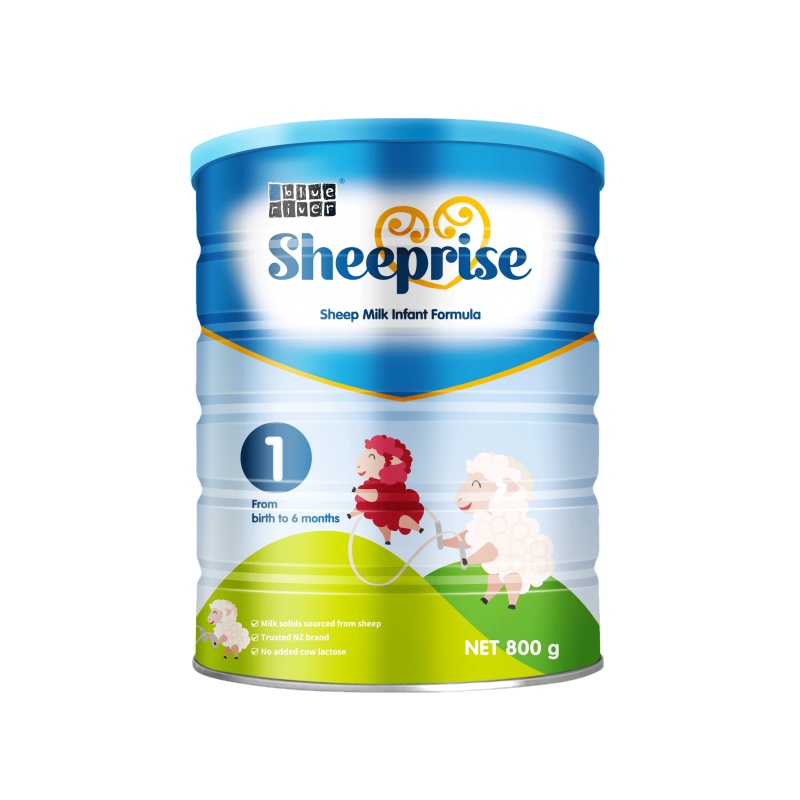 原装进口新西兰blue river/蓝河 菁玺绵羊羊奶粉3段(1岁以上)800g