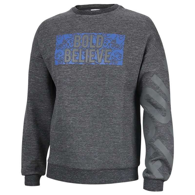 李宁卫衣男子 秋季运动训练套头无帽长袖圆领卫衣运动服