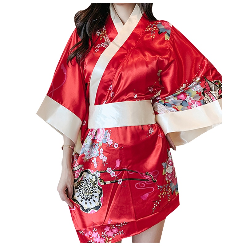 浅眸 日系和服性感睡衣超骚开档诱惑挑逗床上激情内衣套装透视美女学生成人用品情趣内衣自营