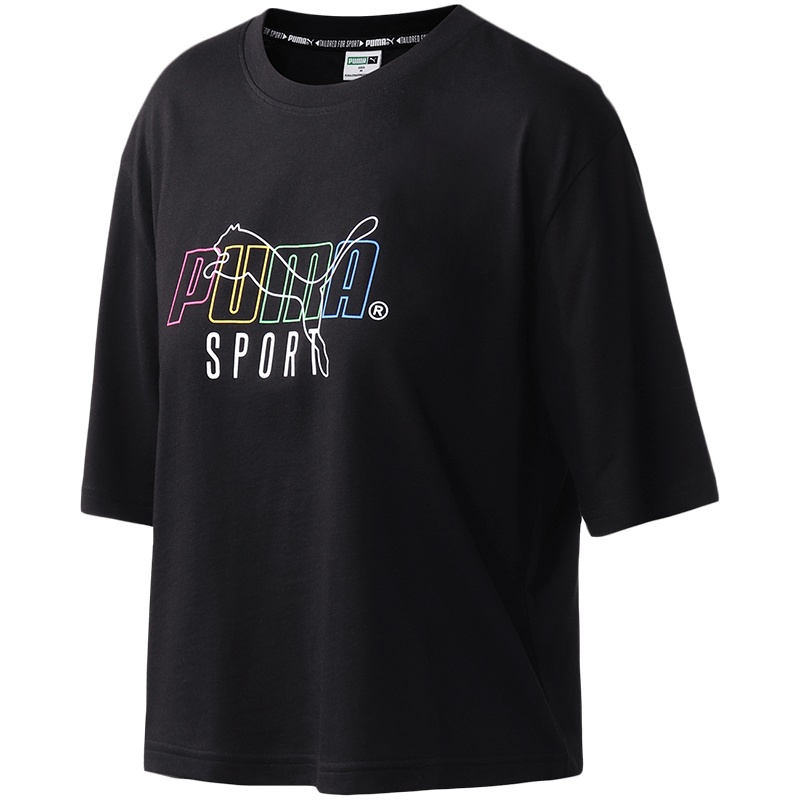 PUMA彪马女装运动服休闲圆领短袖T恤598269