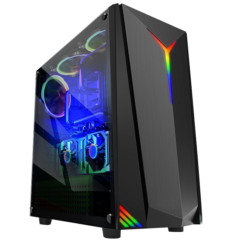 世纪之星 i7级六核至强E5 2620/GTX750Ti 2G独显/16G内存/256G固态+500G机械盘 台式机 组装电脑 台式电脑 电脑主机 家用办公游戏电脑+27英寸全套